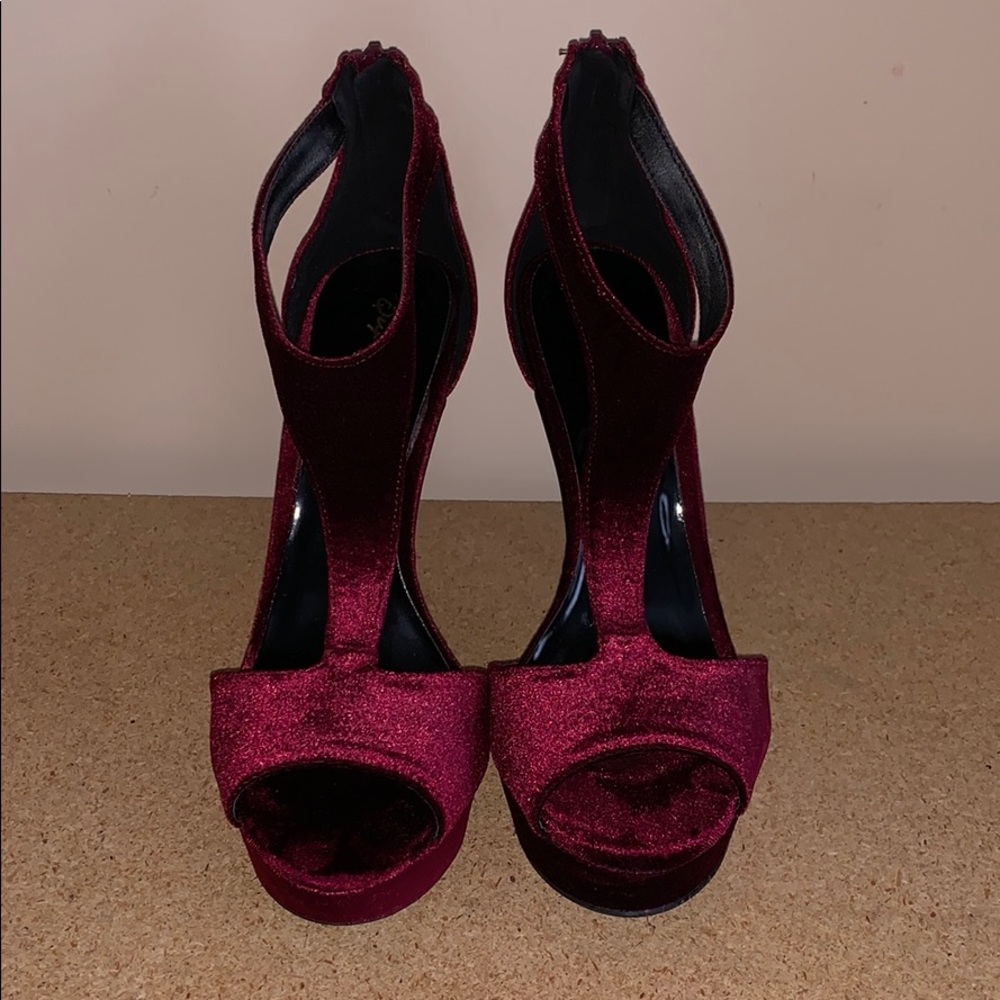 Suede Qupid Heels
